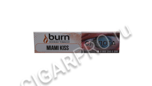 табак для кальяна burn miami kiss (берн майами кисс) 20г