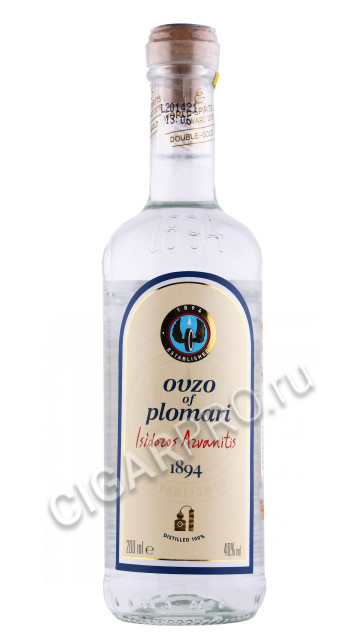 водка isidoros arvanitis ouzo plomari 0.2л