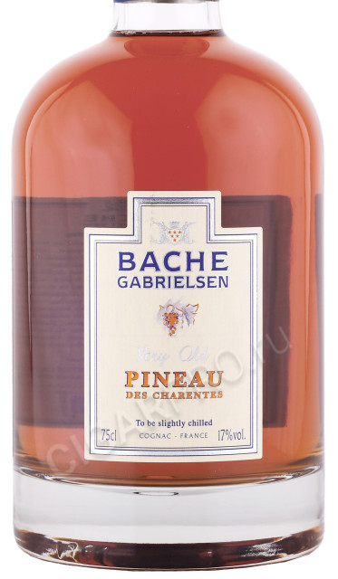 этикетка пино де шарант bache gabrielsen pineau des charentes 0.75л