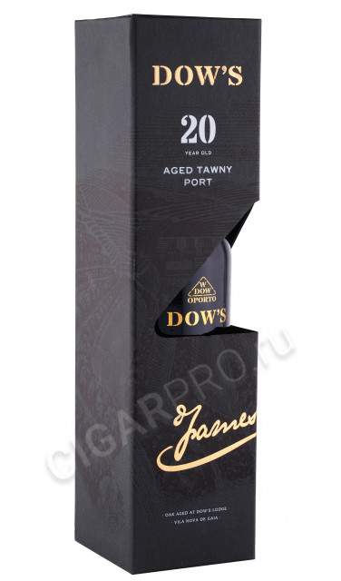 подарочная упаковка портвейн dows tawny 20 years 0.75л