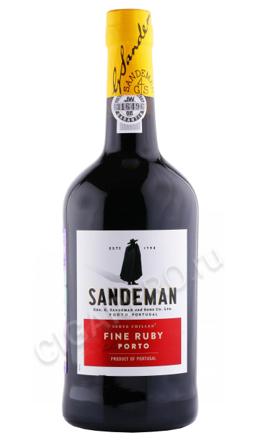 портвейн sandeman ruby port 0.75л