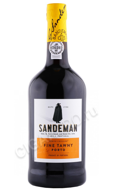 портвейн sandeman fine tawny porto douro dop 0.75л