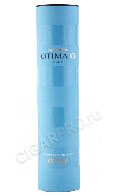 подарочная туба портвейн warres otima 10 years old 0.5л