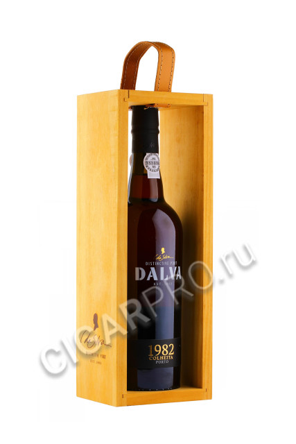 подарочная упаковка dalva porto colheita 1982 0.75л