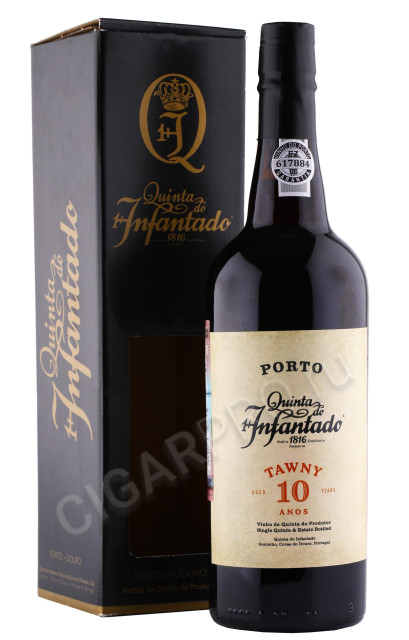 портвейн quinta do infantado 10 years old tawny 0.75л в подарочной упаковке