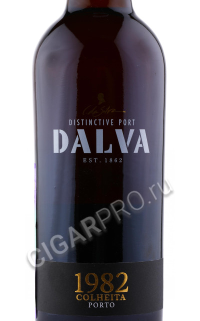 этикетка dalva porto colheita 1982 0.75л