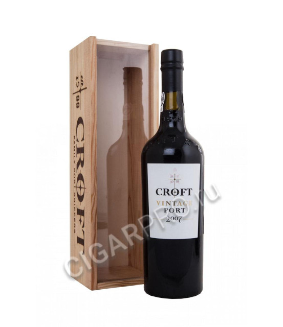 портвейн croft vintage port 2007 купить портвейн крофт винтаж порт 2007г цена