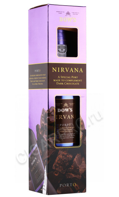 подарочная упаковка портвейн porto dows nirvana 0.5л