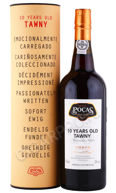 портвейн pocas tawny 10 years 0.75л в подарочной тубе