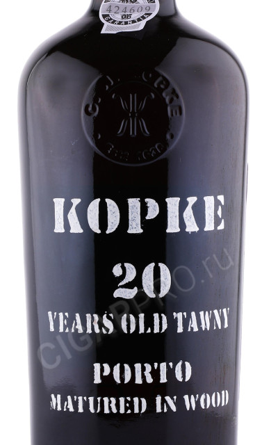 этикетка портвейн kopke tawny 20 years 0.75л
