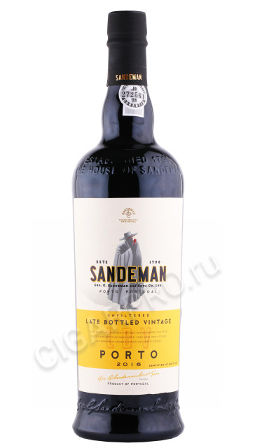 портвейн sandeman lbv porto 2016г 0.75л