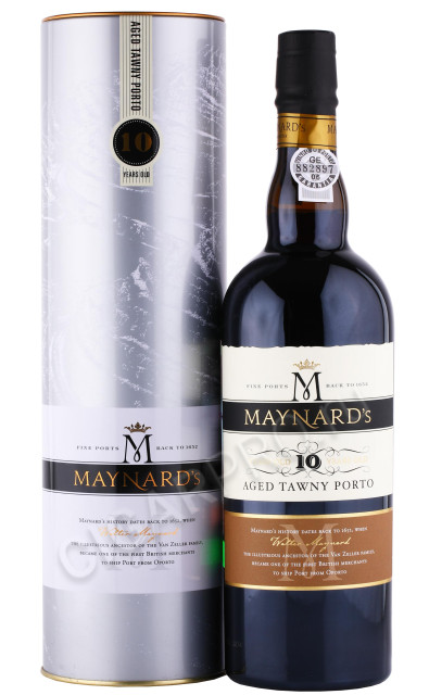 портвейн maynards tawny porto 10 years 0.75л в подарочной тубе