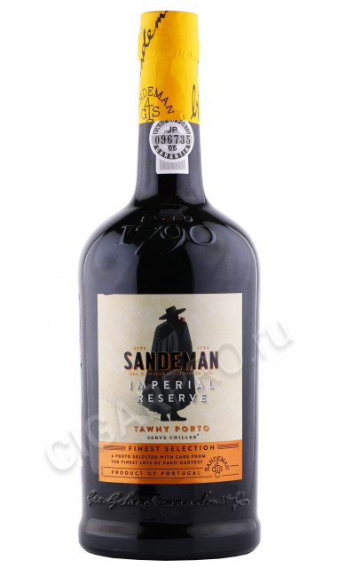 портвейн sandeman imperial reserve tawny porto 0.75л