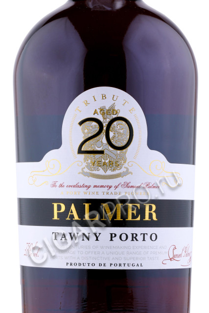 этикетка palmer tawny porto 20 years old 0.75л