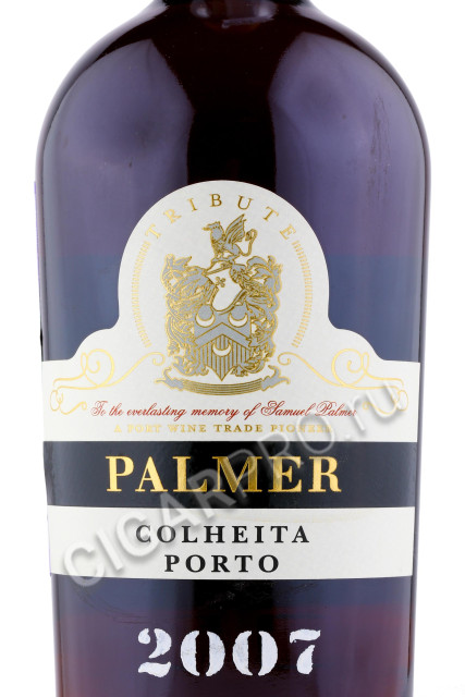 этикетка palmer porto colheita 2007 0.75л