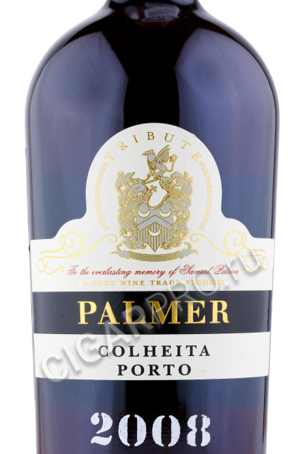 этикетка palmer porto colheita 2008 0.75л