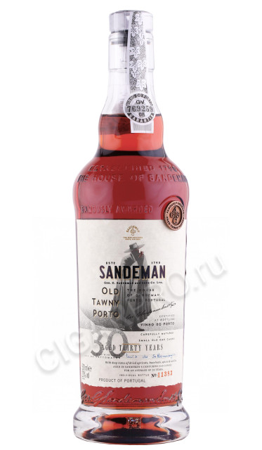 портвейн sandeman tawny porto 30 years old douro dop 0.5л