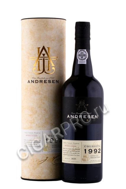 португальский портвейн andresen colheita 1992 0.75л