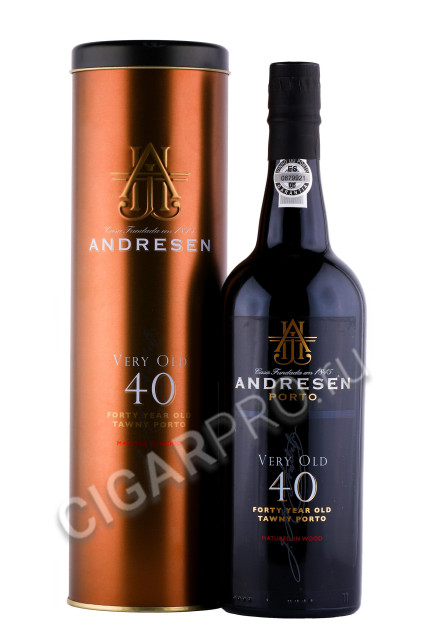 портвейн andresen very old 40 years porto 0.75л