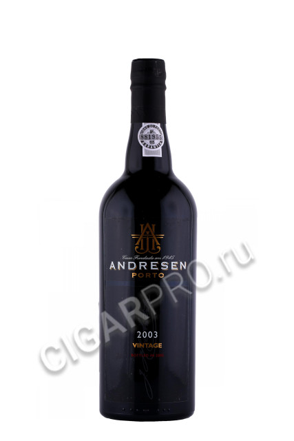 портвейн andresen vintage 2003 0.75л