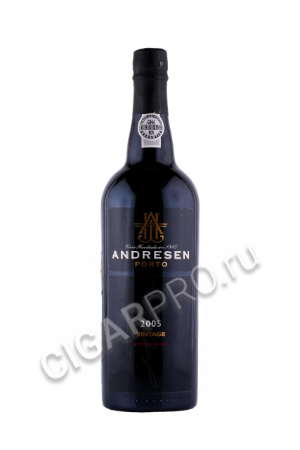 портвейн andresen vintage 2005 0.75л