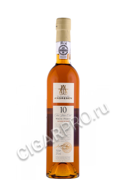 портвейн andresen white porto 10 years 0.75л