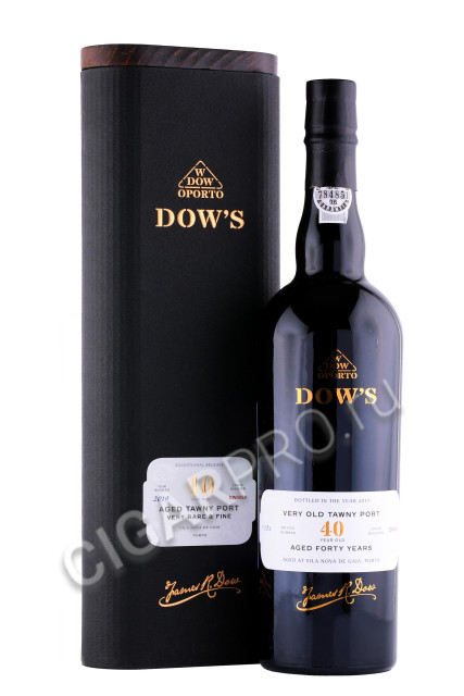 портвейн dows tawny 40 years 0.75л