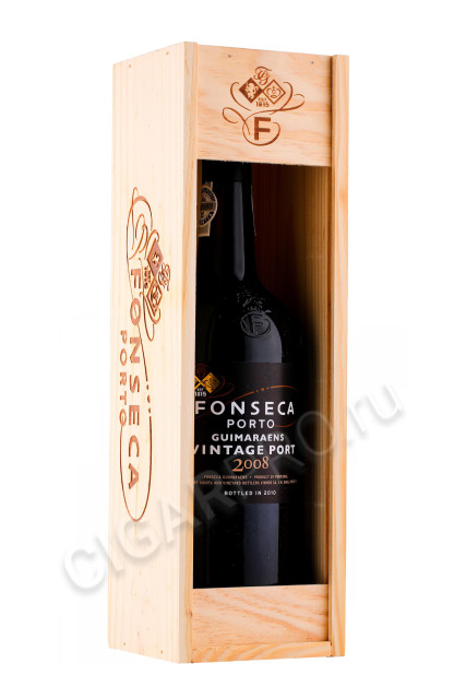 подарочная упаковка портвейн fonseca guimaraens vintage port 2008 0.75л