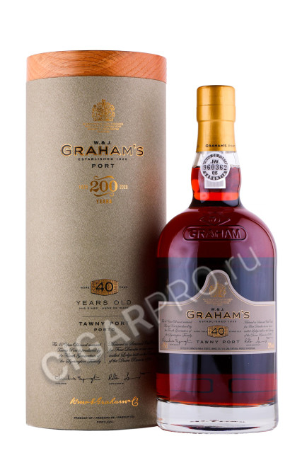 портвейн grahams tawny port 40 лет 0.75л