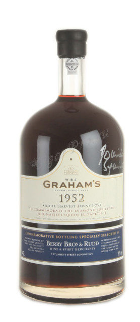 grahams single harvest 1952 4.5l портвейн грэмс сингл харвест 1952 4.5л