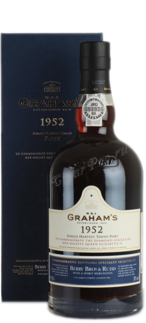 grahams symington family estate 1952 портвейн грэмс симингтон фемили эстейт 1952 в д/у