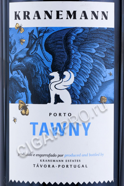 этикетка портвейн kranemann porto tawny 0.75л