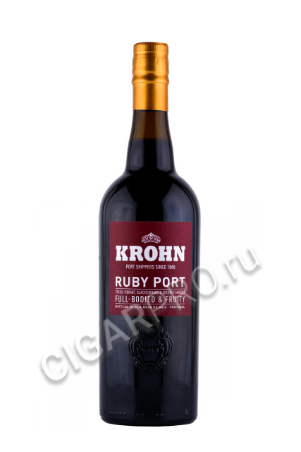 портвейн krohn porto ruby 0.75л