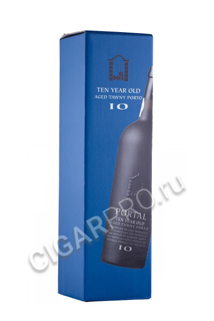 подарочная упаковка портвейн portal 10 years old tawny porto 0.75л