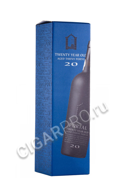 подарочная упаковка портвейн portal 20 years old tawny porto 0.75л