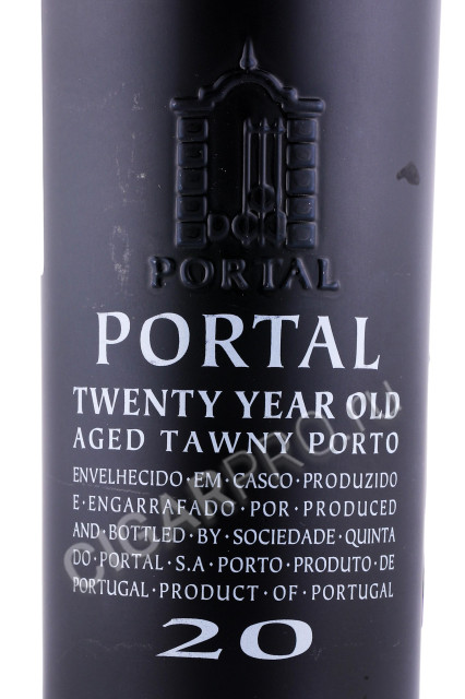 этикетка портвейн portal 20 years old tawny porto 0.75л