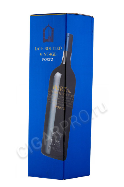 подарочная упаковка портвейн portal late bottled vintage 2014 0.75л