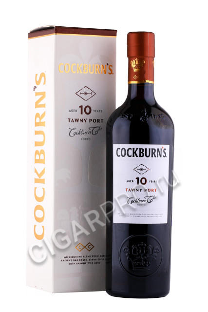 портвейн porto cockburns 10 years tawny 0.75л