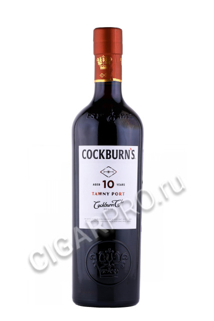 портвейн porto cockburns 10 years tawny 0.75л