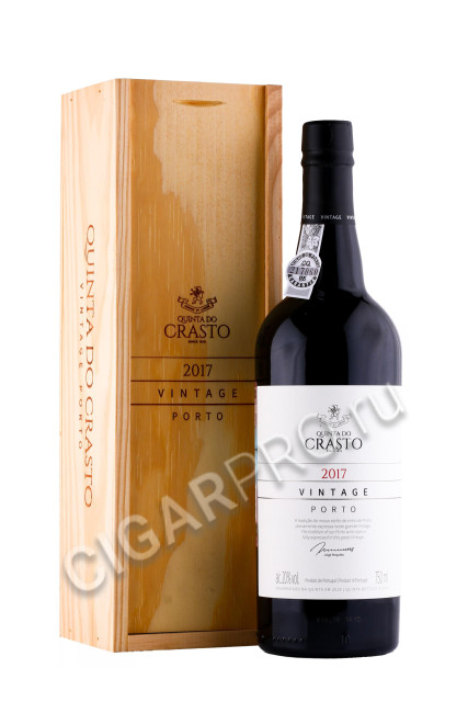 портвейн quinta do crasto vintage porto 2017 0.75л