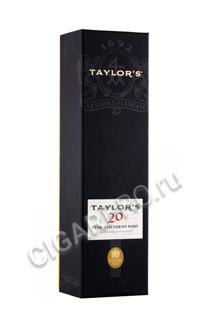 подарочная упаковка портвейн taylors tawny port 20 years 0.75л