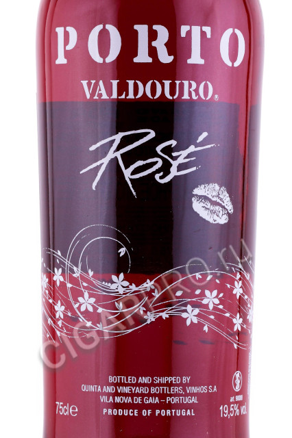 этикетка портвейн valdouro rose 0.75л