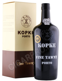 портвейн kopke fine tawny porto 0.75л в подарочной упаковке