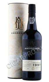 портвейн andresen colheita 1997г 0.75л в подарочной тубе