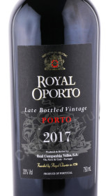 этикетка портвейн porto royal oporto lbv 2017 0.75л