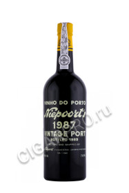 портвейн niepoort vintage 1987 0.75л