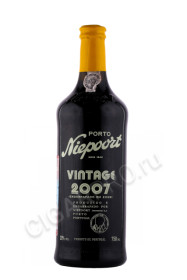 портвейн niepoort vintage 2007 0.75л