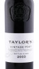 этикетка портвейн taylors vintage port 2003 года 0.75л