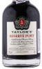этикетка портвейн taylors reserve port 0.2л
