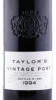 этикетка портвейн taylors vintage port 1994 года 0.75л